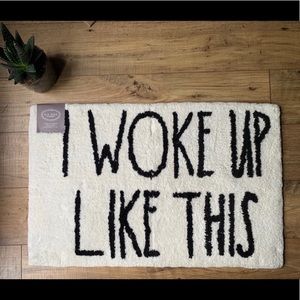 Rae Dunn I Woke Up Like This Bath Mat